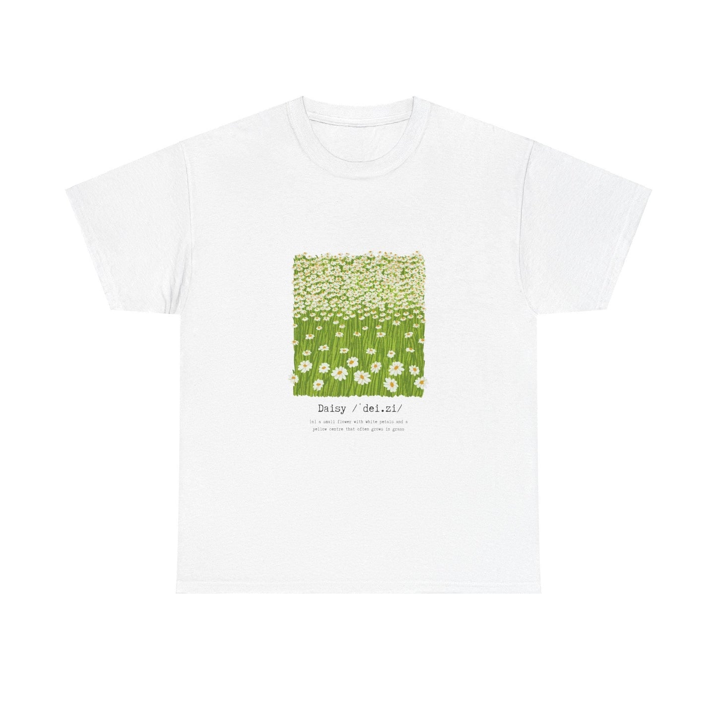 Daisy Field Floral Aesthetic Tee