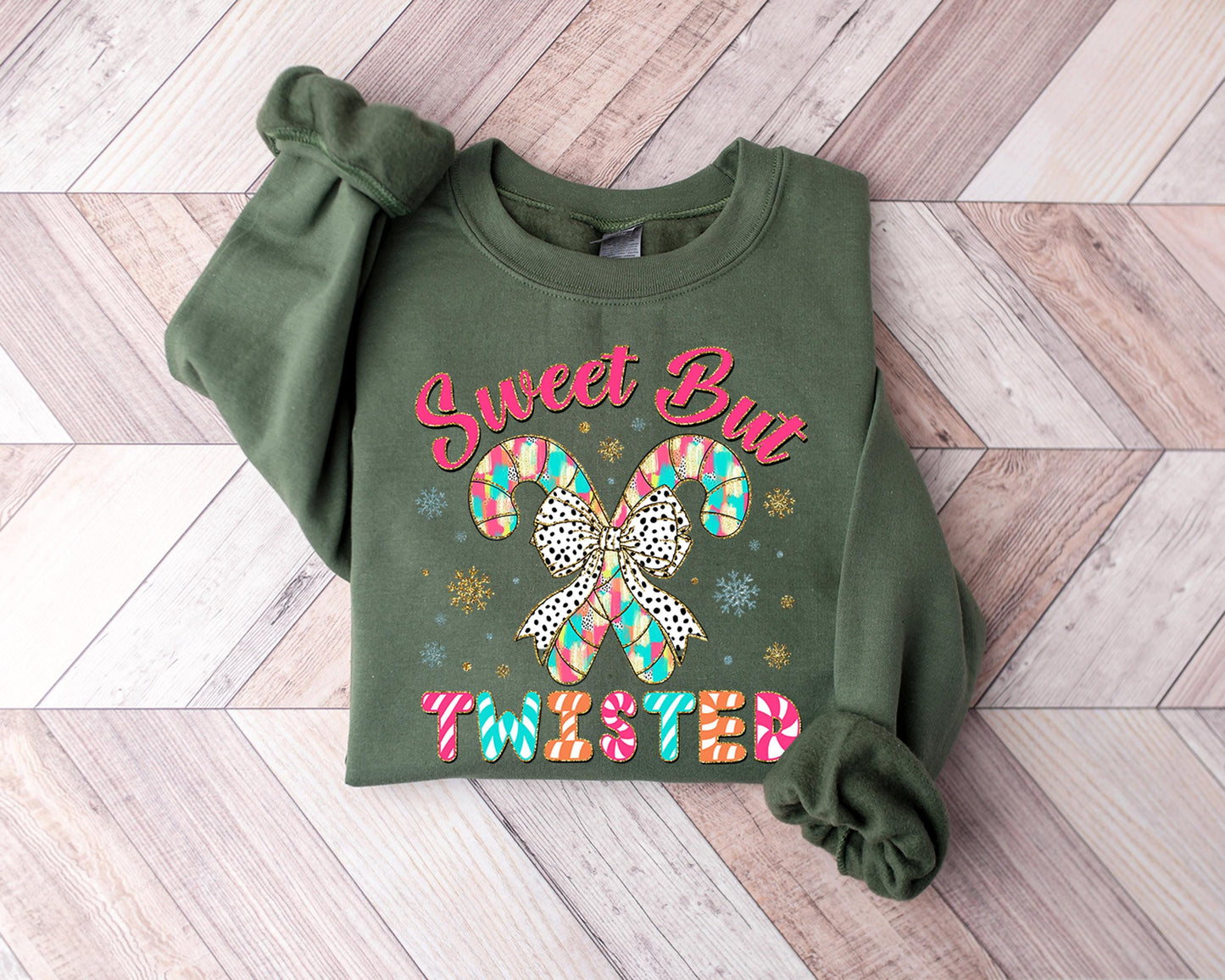 Sweet But Twisted Christmas Sweatshirt