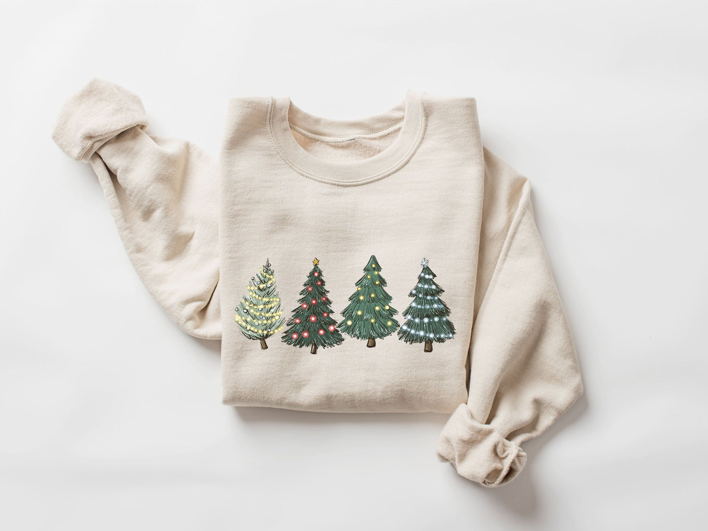 Green Christmas Tree Sweatshirt