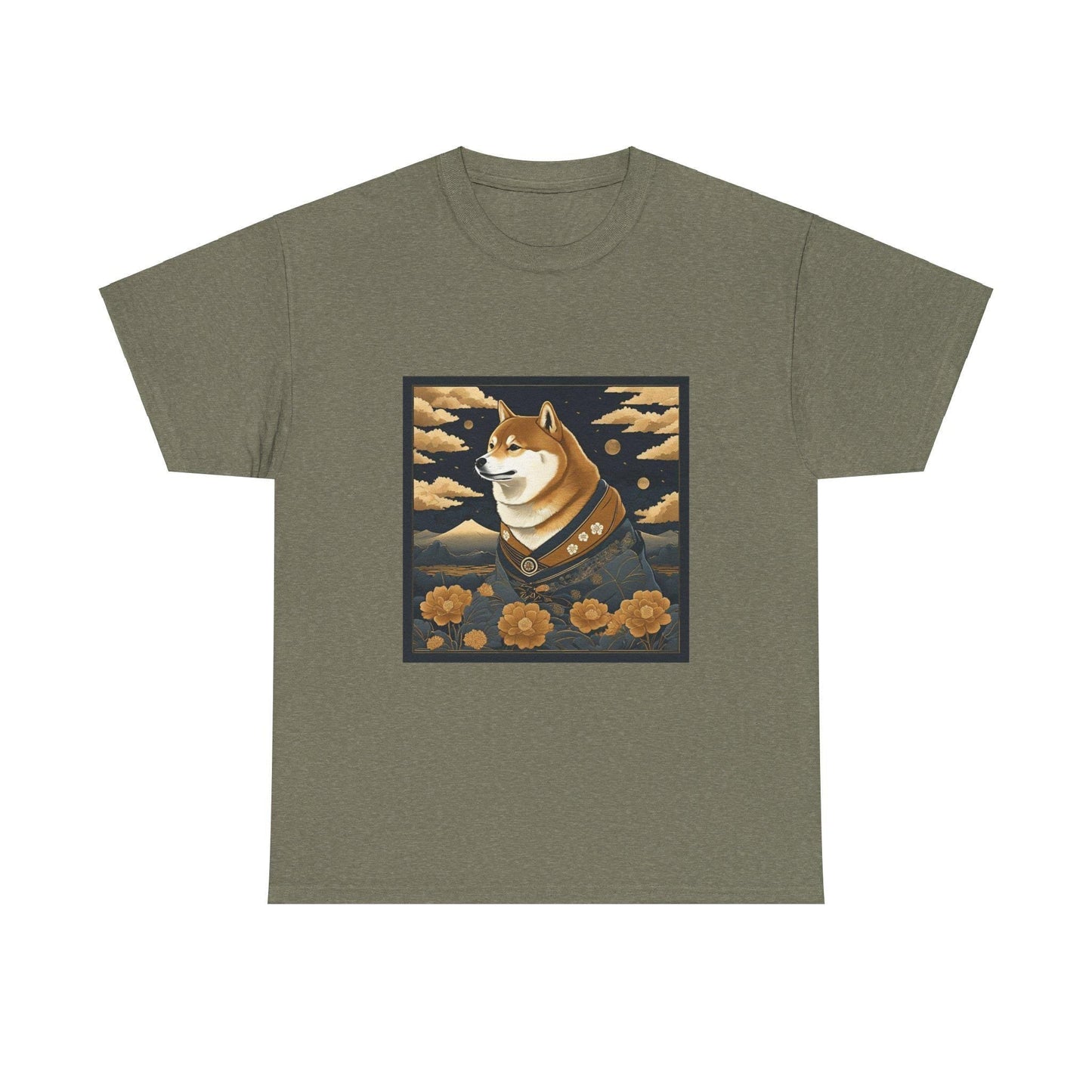 Shiba Inu Samurai Graphic Tee