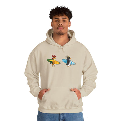 Surfing Chicken Unisex Hoodie
